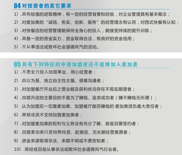 麥加美加盟條件有哪些？