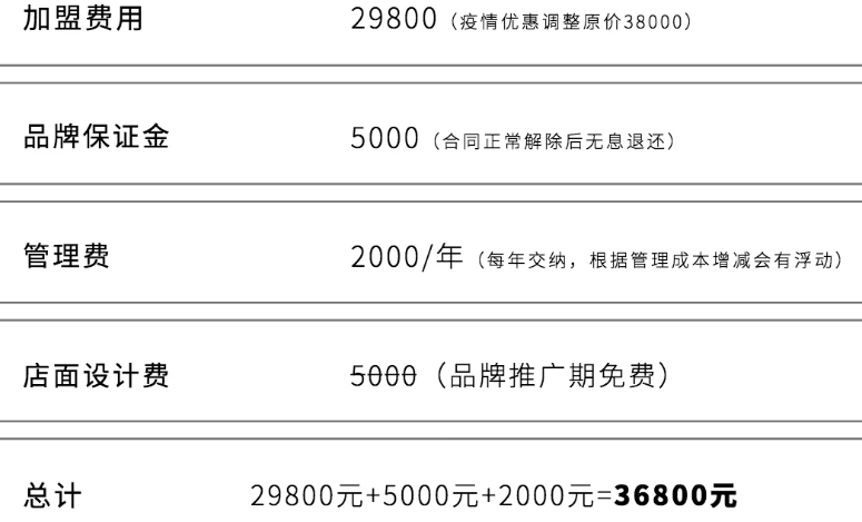 酸奶芭蕾加盟費(fèi)是多少？